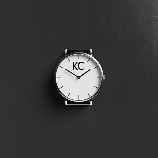 watch shop logo minimalistic, letters 