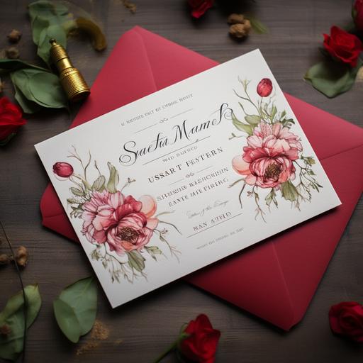 wedding invitations in Spanish 4k