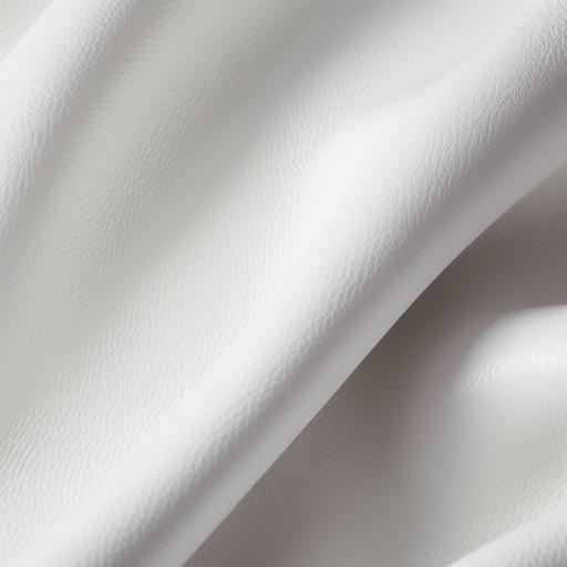 white leather fabric