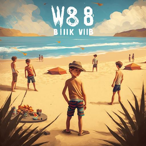 wild boys 8th birthday party on the beach 8k wideangle