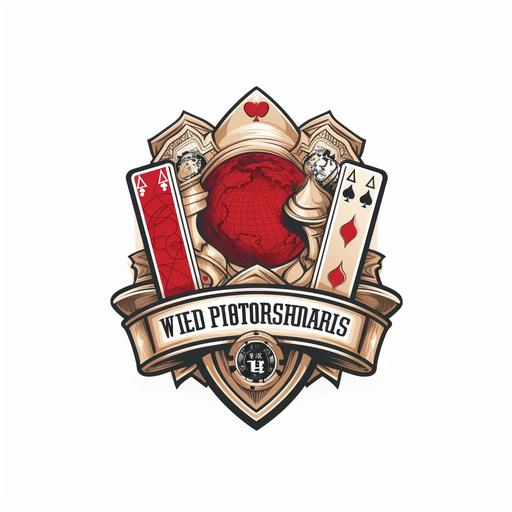 world series poker tournament logo, white background,hd,4k, no shadow