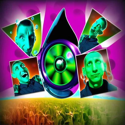 glossy sound waves surrounding glossy colorful bubbles, glossy picture frames of various beautiful flowers, PowerPoint background, hardstyle wallpaper, grassy field of flowers glossy user interface, lush field of solar panels and wind turbines, better future