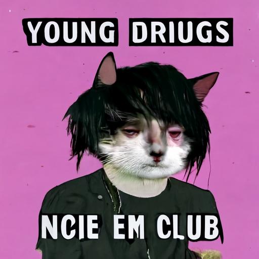 young emo meme cat 