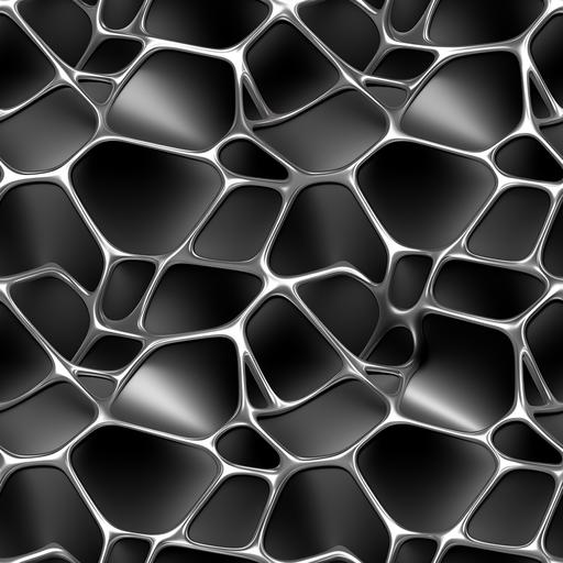 a seamless pattern from a metal net, aluminum, futuristic --tile